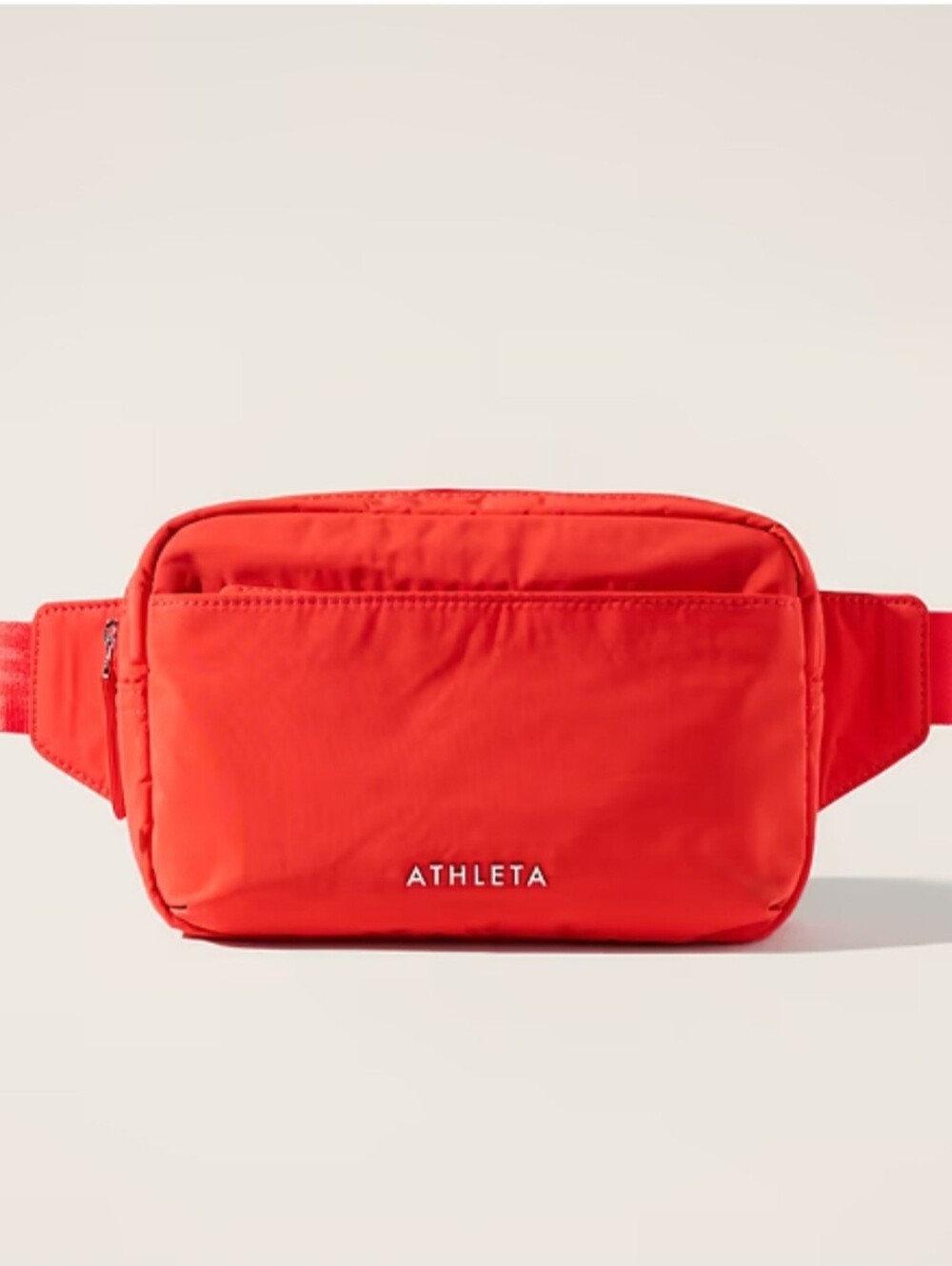 NWT Athleta All About Crossbody Red Belt Bag